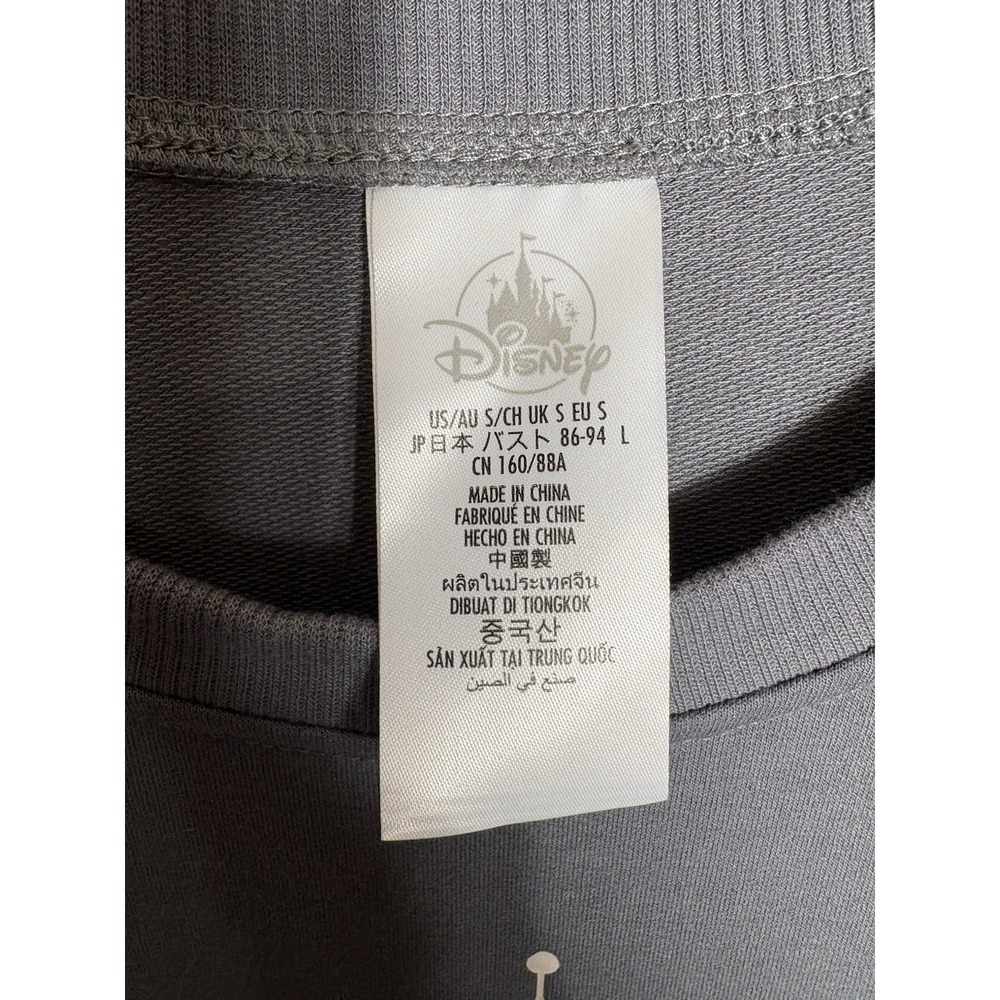 Disney Parks Gray Pink Castle Crewneck Sweatshirt‎ Walt Disney World Womens S - Picture 3 of 4